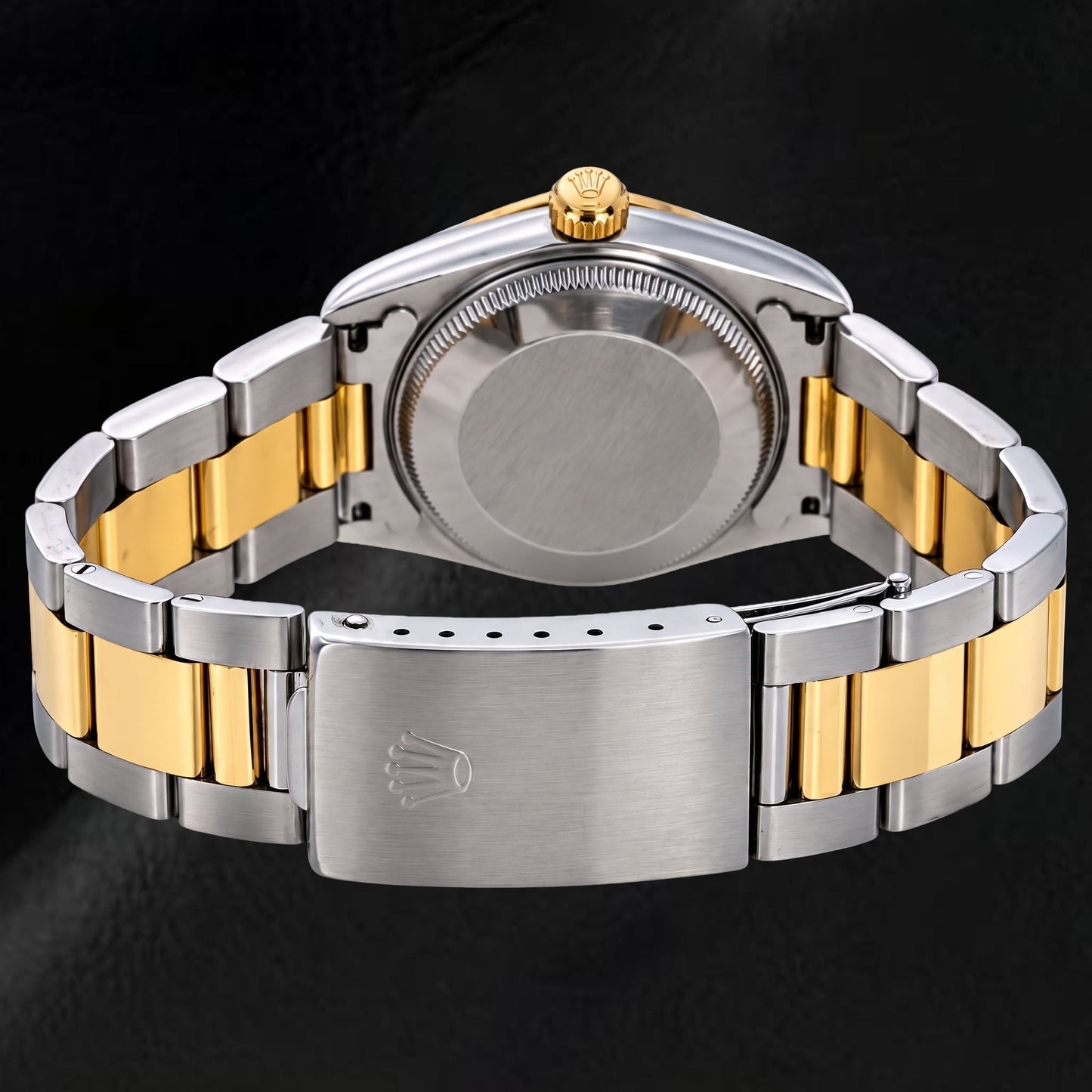 Rolex Datejust 31 mm 68243 Champagner-Diamantzifferblatt Geriffelte Lünette Bicolor Uhr