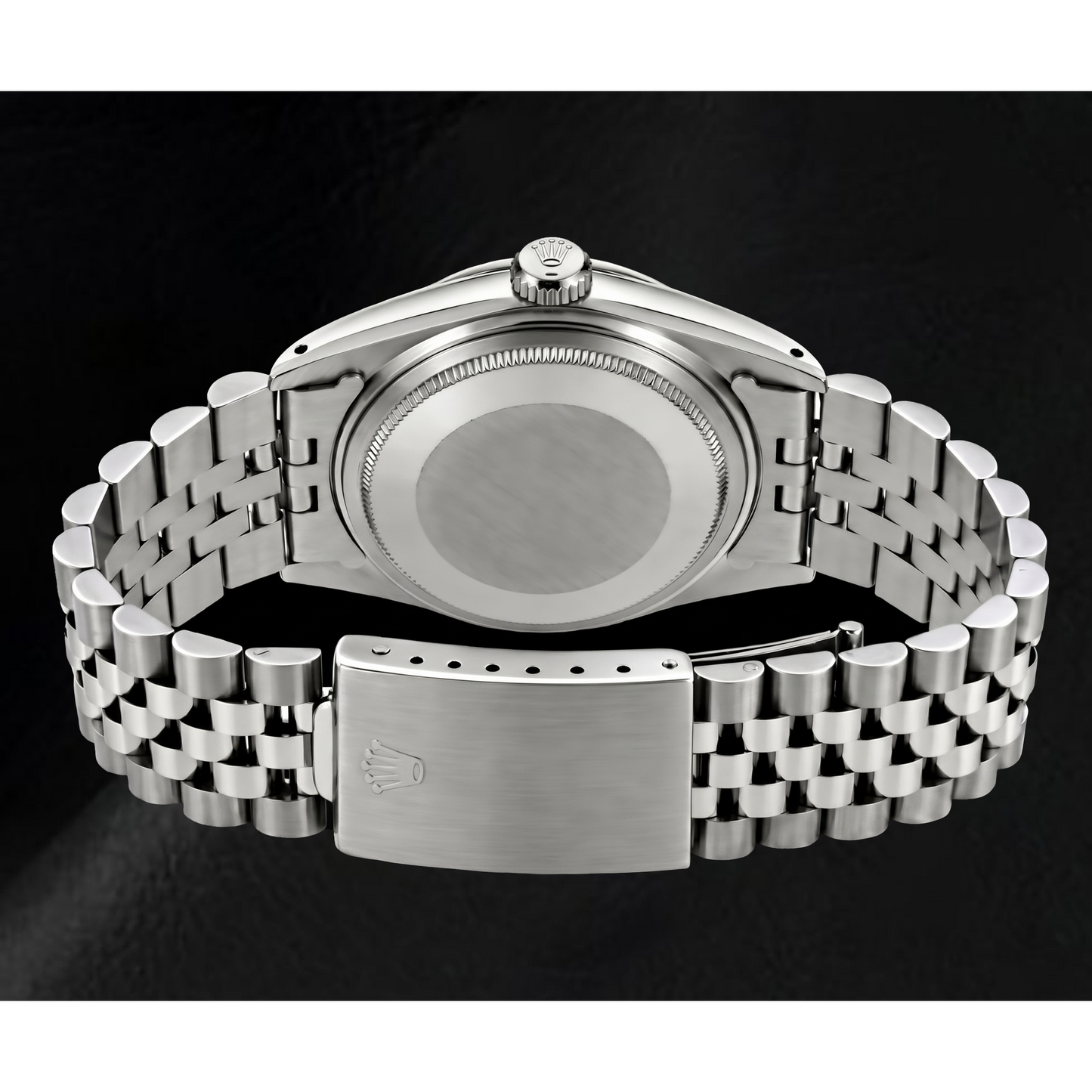 Rolex Datejust 6916 26 mm Edelstahluhr mit silbernem Jubilé-Diamantzifferblatt