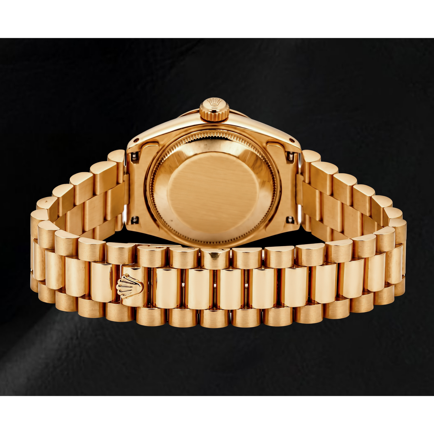 Rolex Datejust 6917 26 mm Uhr aus Gelbgold mit rosa Jubilee-Diamantzifferblatt