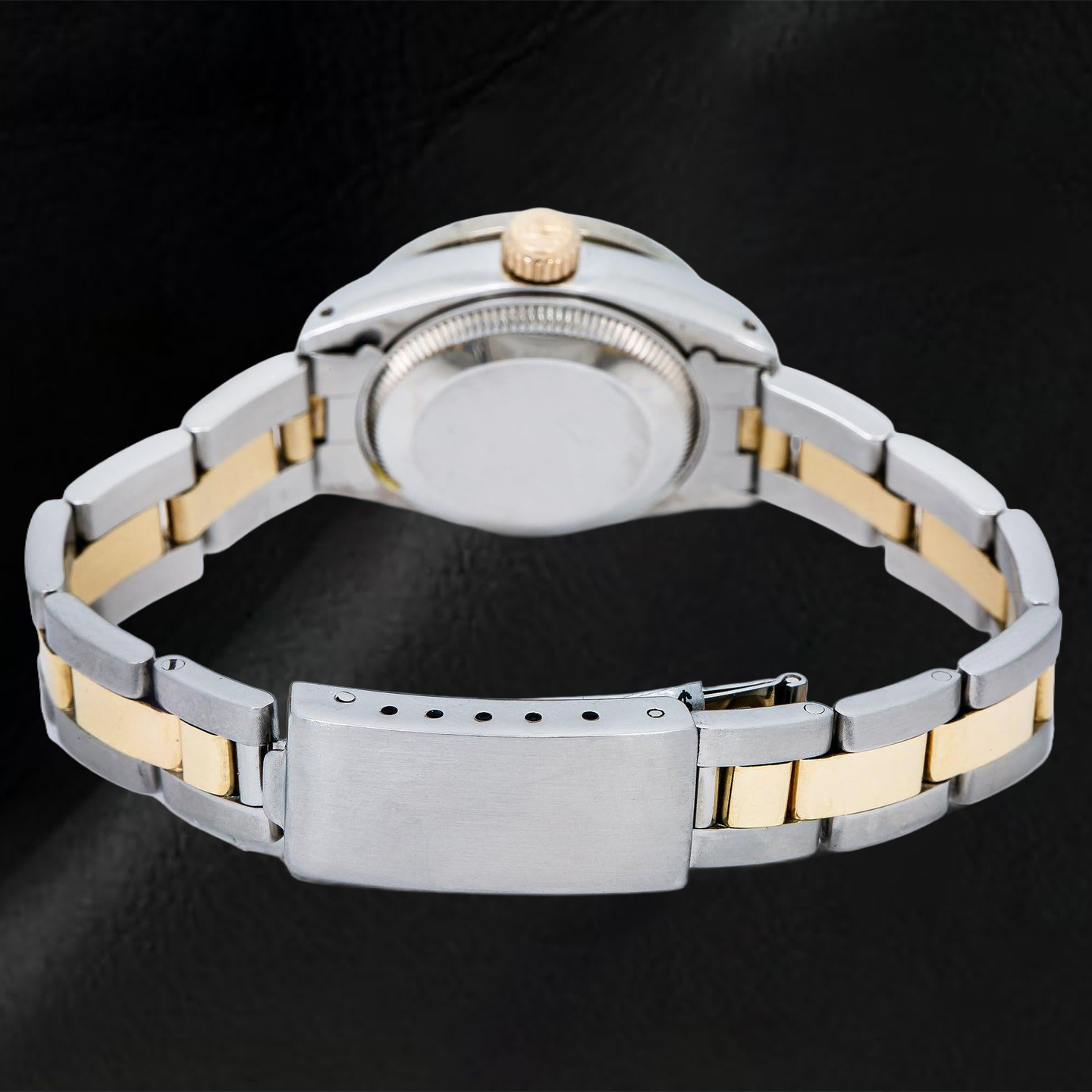 Rolex Datejust 69173 26 mm Champagner-Diamantzifferblatt Bicolor Oyster-Armband Uhr