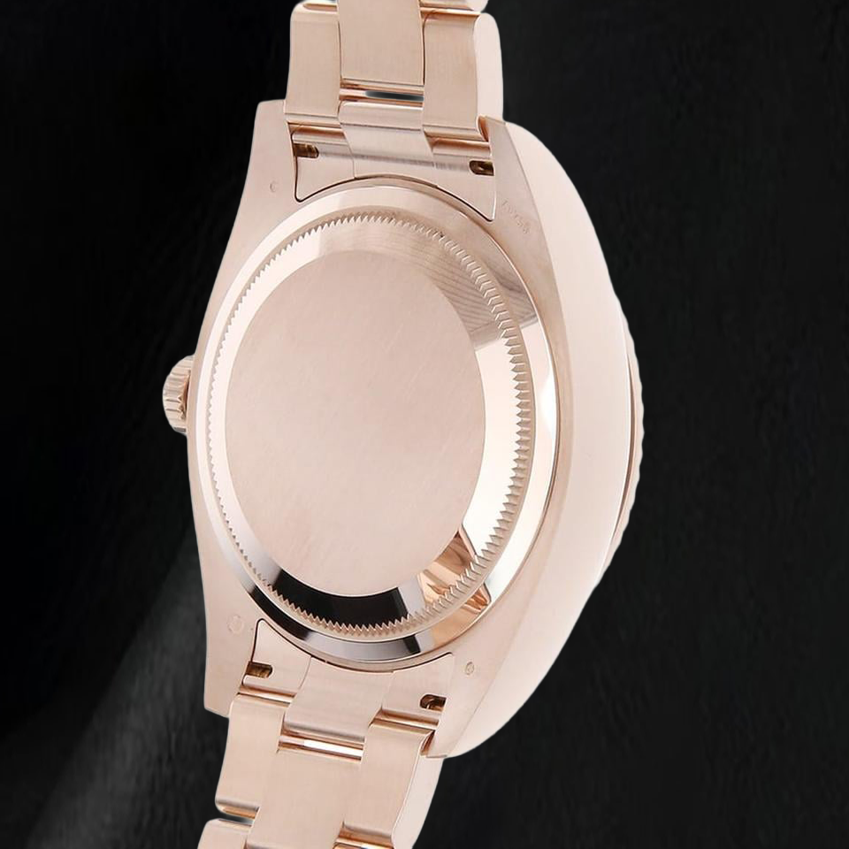 Rolex Sky-Dweller 326935 42 mm Uhr aus Roségold mit schokoladenbraunem Zifferblatt mit Stabindizes