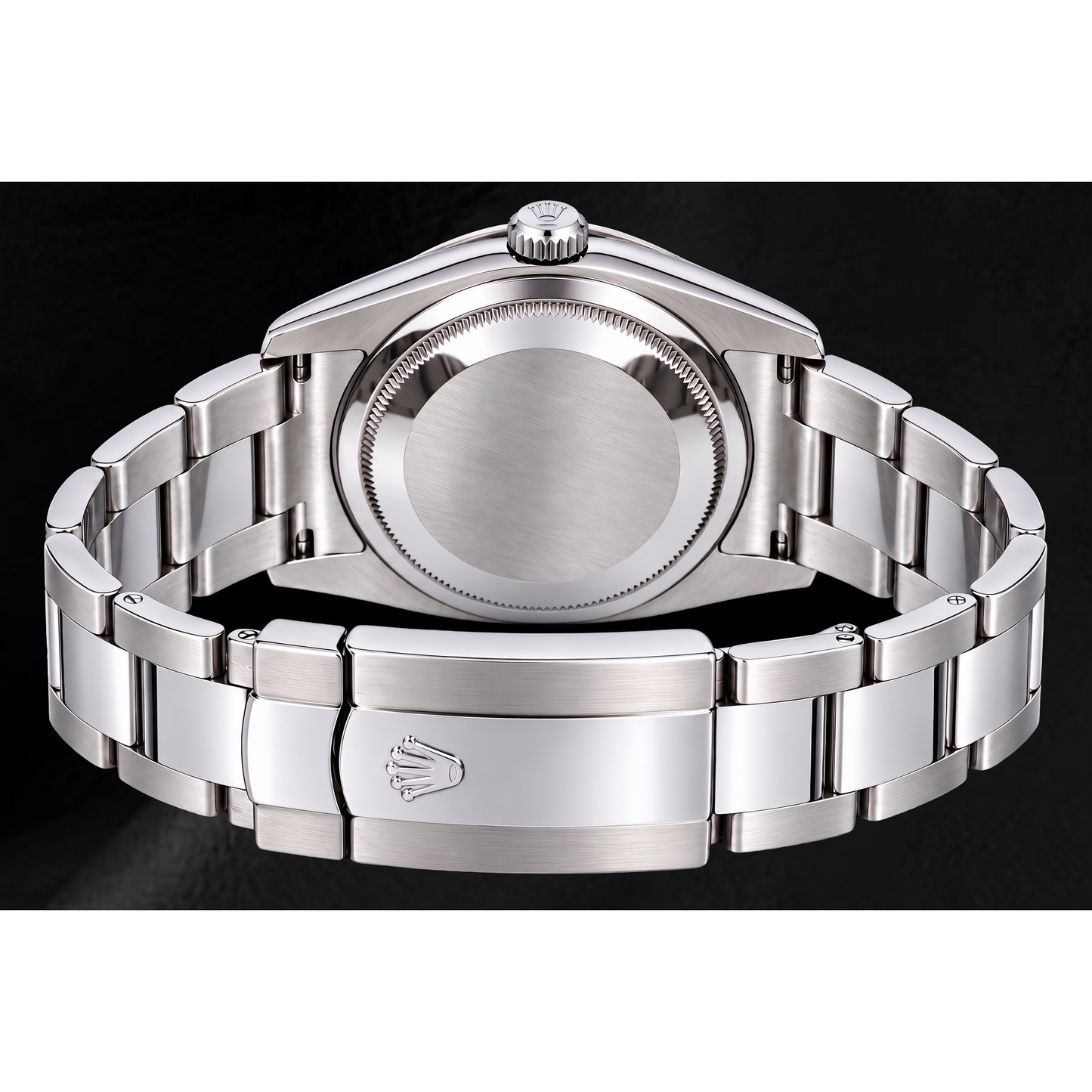 Rolex Sky-Dweller 336934 42 mm Edelstahluhr mit weißem Leuchtzifferblatt