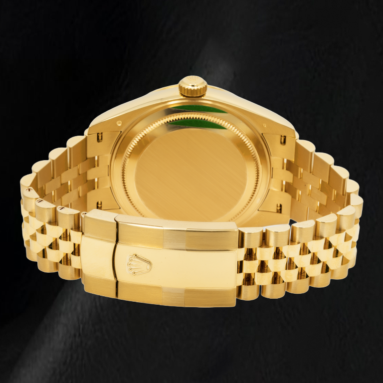 Rolex Sky-Dweller 336938 42 mm Gelbgold-Uhr mit Champagner-Zifferblatt