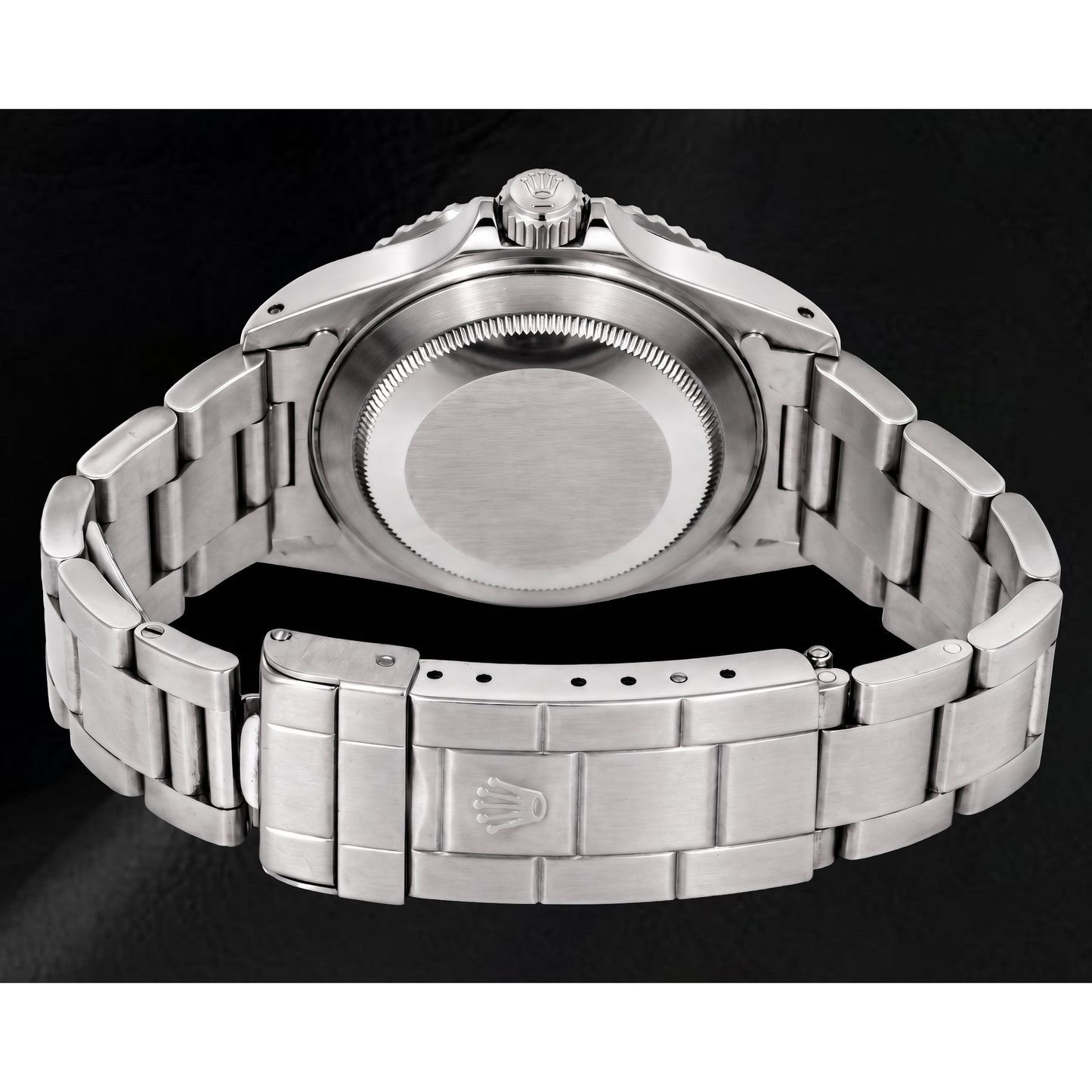 Rolex Submariner 14060 40 mm Uhr aus Edelstahl mit schwarzem Leuchtzifferblatt