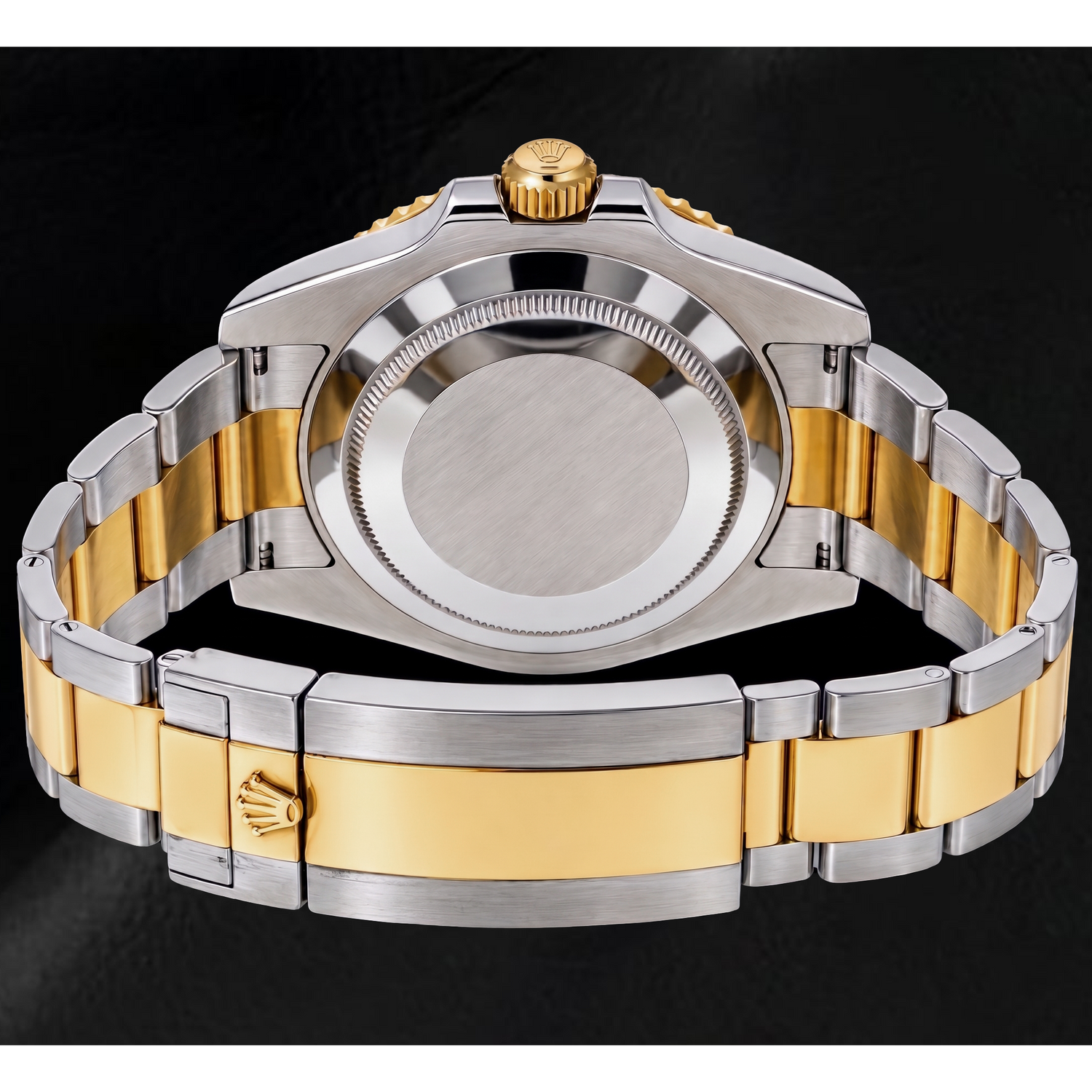 Rolex Submariner Date 116613LN 40 mm Bicolor-Uhr mit schwarzem Leuchtzifferblatt
