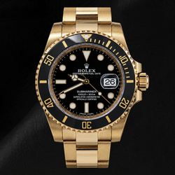 Rolex Submariner Datum 40 mm 116618LN Schwarzes Zifferblatt Schwarze Keramiklünette Uhr