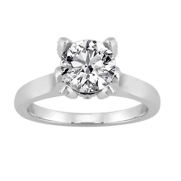 Brillantschliff Edler Diamant Ring in 14 Karat Roségold – Hauptansicht