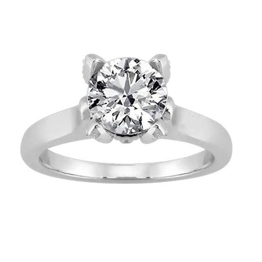 Brillantschliff Edler Diamant Ring in 14 Karat Roségold – Hauptansicht