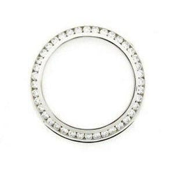 Herren 18K Weißgold VVS Reinheit Diamant Zeitmesser 1,75 Karat