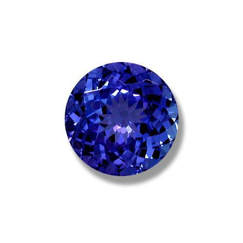 Erdgewonnener Violetter Tansanit Loose Sapphires Natural 6 Karat Gold – Hauptansicht