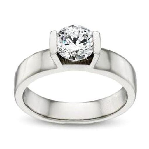 Edler Diamant Edelschmuck 1-Karat 14K Roségold – Hauptansicht