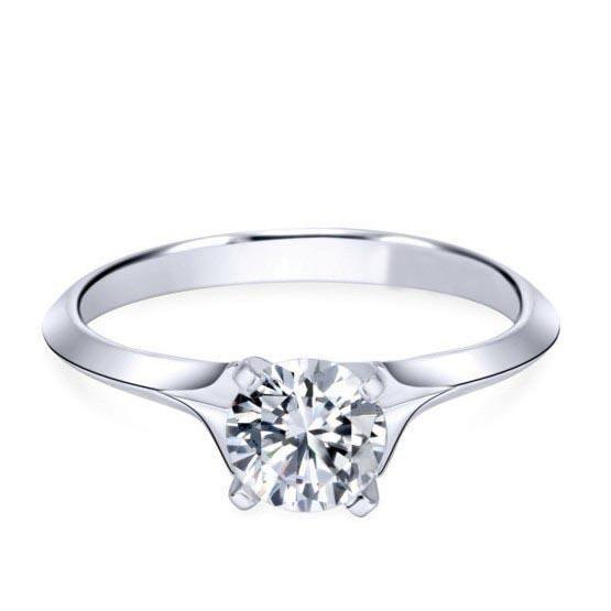 Brillant Designer-Schmuck 1-Karat 14 Karat Weißgold – Hauptansicht