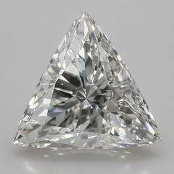 Funkelnder 8 Karat loser Diamant, natürlich, Dreieck, Trilliant, H VS1, aus der Erde gewonnen