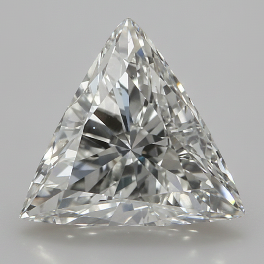 Funkelnder 8 Karat loser Diamant, natürlich, Dreieck, Trilliant, H VS1, aus der Erde gewonnen