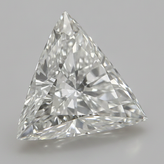 Funkelnder 8 Karat loser Diamant, natürlich, Dreieck, Trilliant, H VS1, aus der Erde gewonnen
