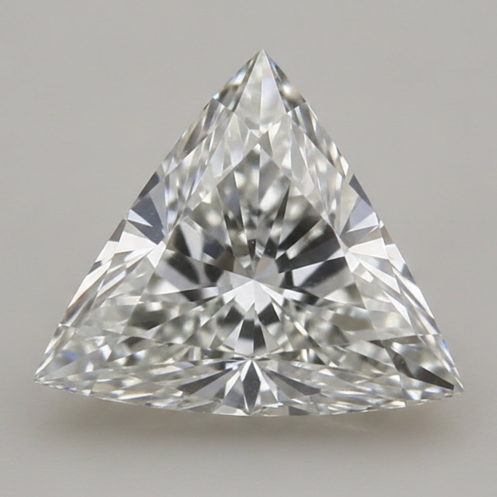 Funkelnder loser Diamant im Trillion-Schliff G VS1 5 Karat aus der Erde gewonnen Natur