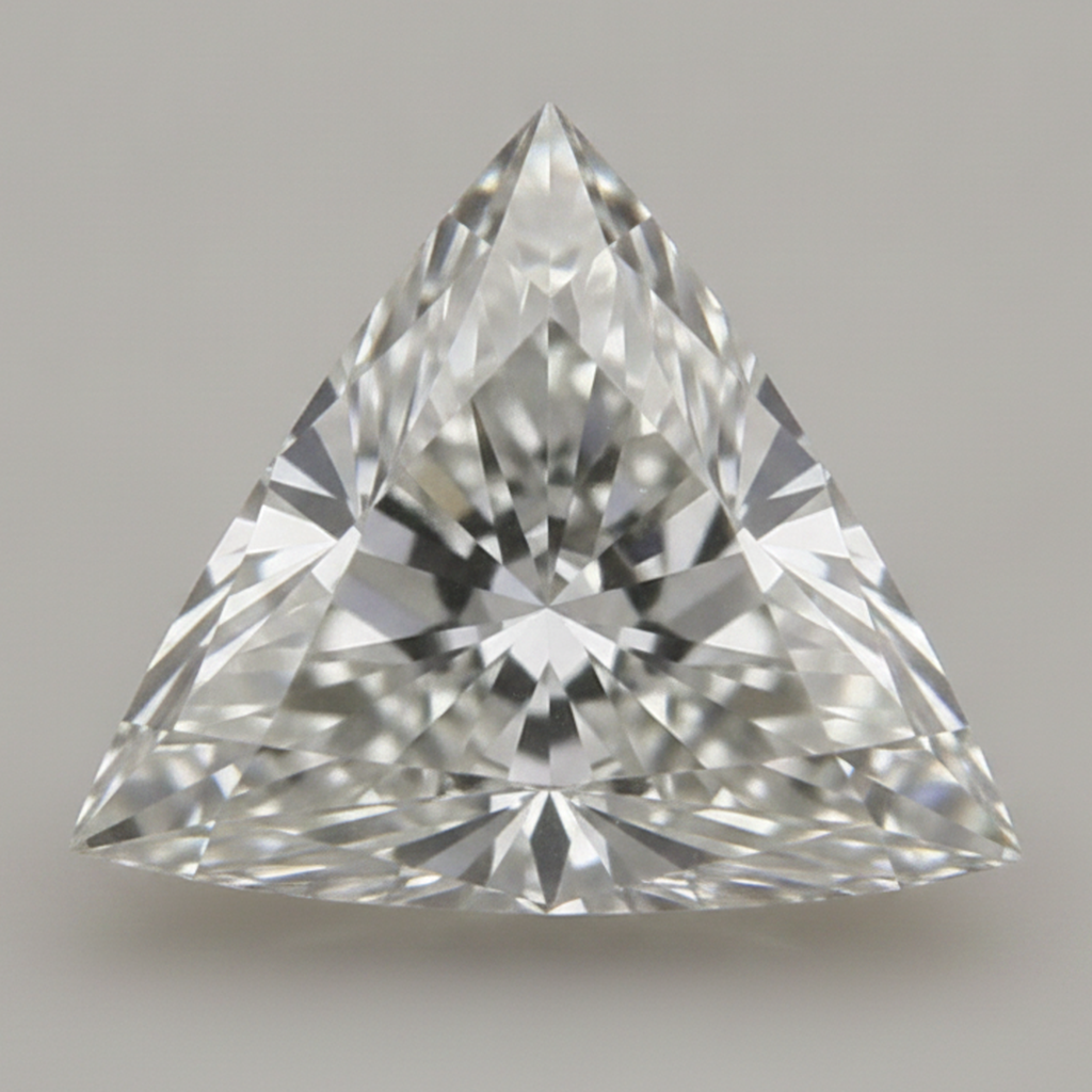 Funkelnder loser Diamant im Trillion-Schliff G VS1 5 Karat aus der Erde gewonnen Natur