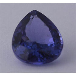 Birnen-Schliff Blauer Tansanit Loose Sapphires Natural in Gold