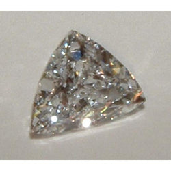 Trilliant-geschliffener, natürlicher, aus der Erde gewonnener Diamant in Dreiecksform, 0,50 Karat