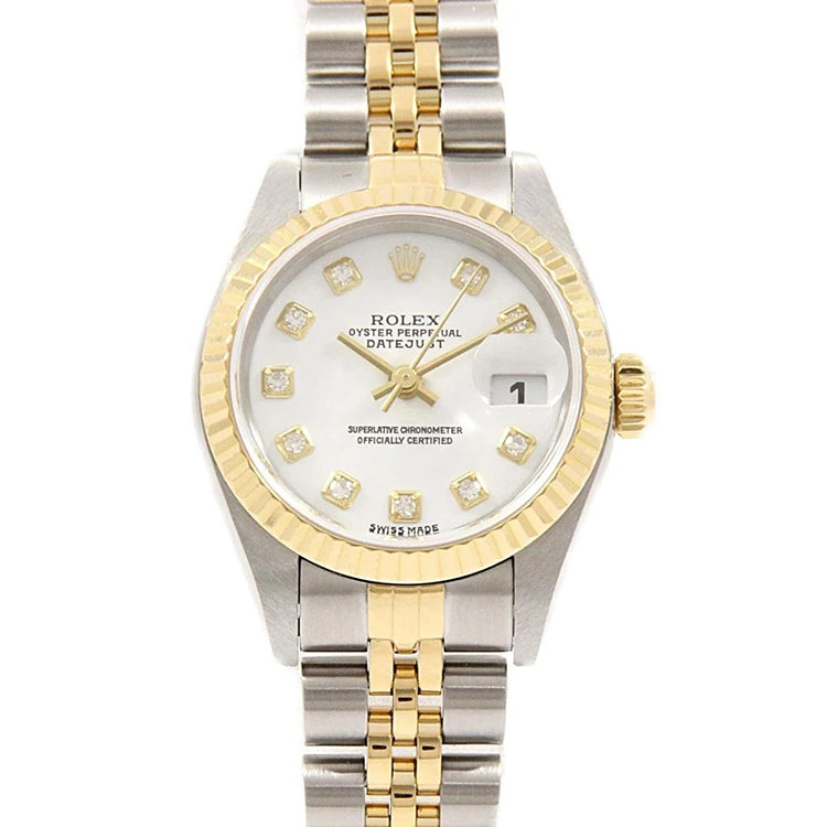 Rolex Gold mit Diamant – Hauptansicht
