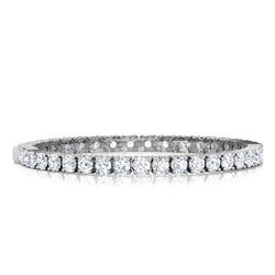 13 Karat Aus der Erde Abgebauter Natürlicher Diamant-Tennisarmband