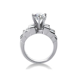 4,25 Karat Diamant-Verlobungsring Echte große Diamanten