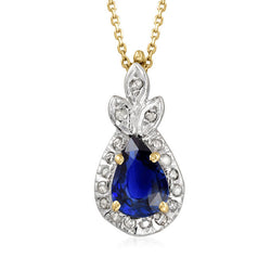 Birnen-Edelstein & runder Aus der Erde Abgebauter Natürlicher Diamant-Halo-Anhänger im Blattstil, 3 Karat