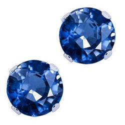 Blauer Saphir Ohrstecker 2,30 Karat Ceylon