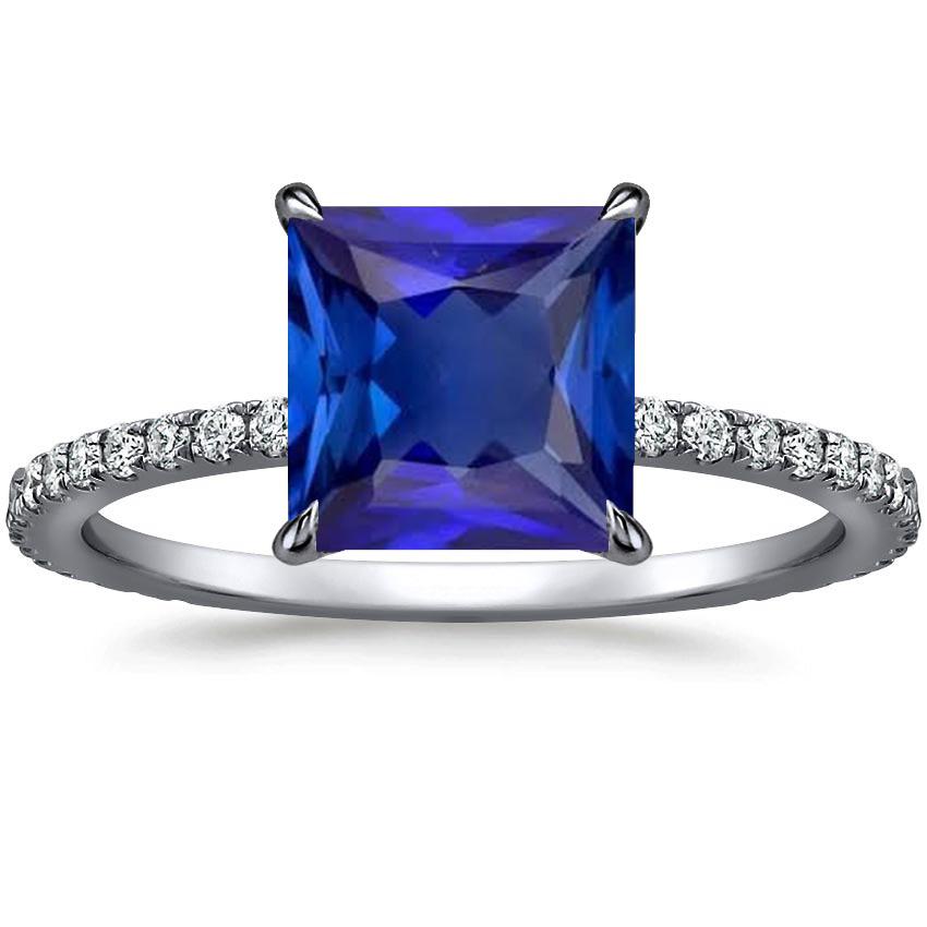 Blauer Saphir-Verlobungsring mit Diamantakzenten 6 Karat - harrychadent.de