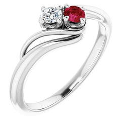 Aus der Erde Abgebauter Natürlicher Diamant-Verlobungsring 0.50 Karat