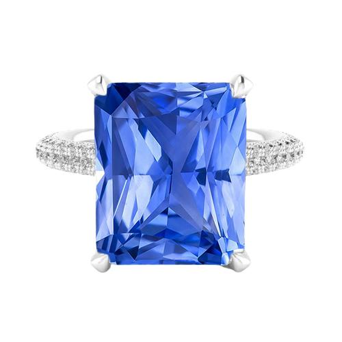 Diamant-Verlobungsring 5 Karat Strahlender Saphir Edelsteinschmuck - harrychadent.de