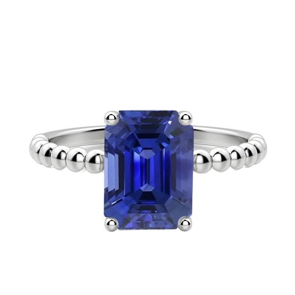 Edelstein Ring Smaragd Ceylon Saphir Perlen Stil 3 Karat - harrychadent.de