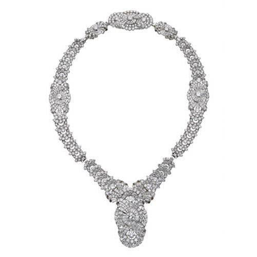 Funkelnde 110 Karat kleine Diamanten Damen Halskette Weißgold 14K - harrychadent.de