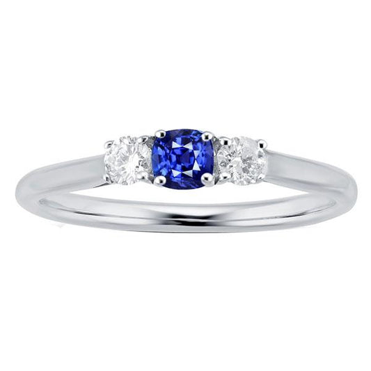 Gold Kissen Drei Steine Ring 1,25 Karat Runder Diamant Schmuck - harrychadent.de