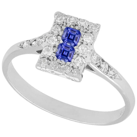 Halo Diamant-Verlobungsring Asscher Ceylon Saphir Schmuck 3 Karat - harrychadent.de