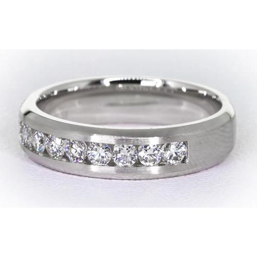 Kanalset Ehering runder Diamant 1,35 Karat Schmuck - harrychadent.de