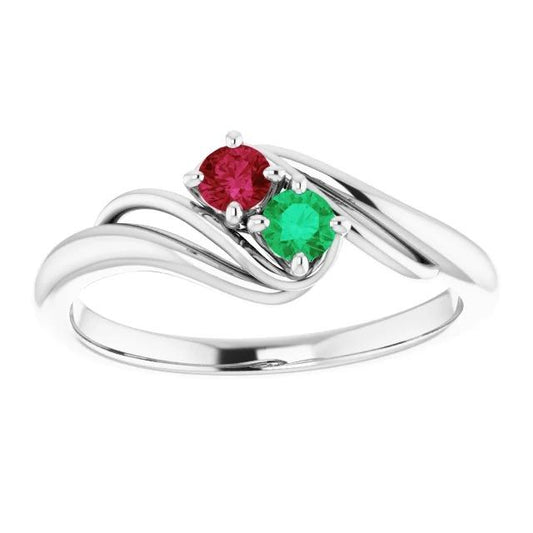 Ring Columbian Green Smaragd Und Rubin 0.50 Karat Damen Schmuck Neu - harrychadent.de