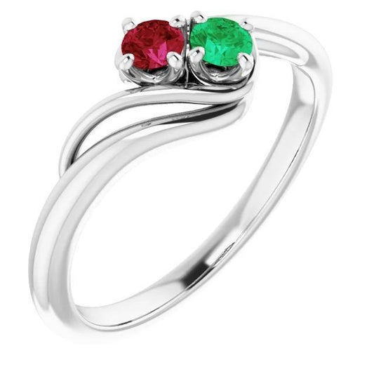 Ring Columbian Green Smaragd Und Rubin 0.50 Karat Damen Schmuck Neu - harrychadent.de