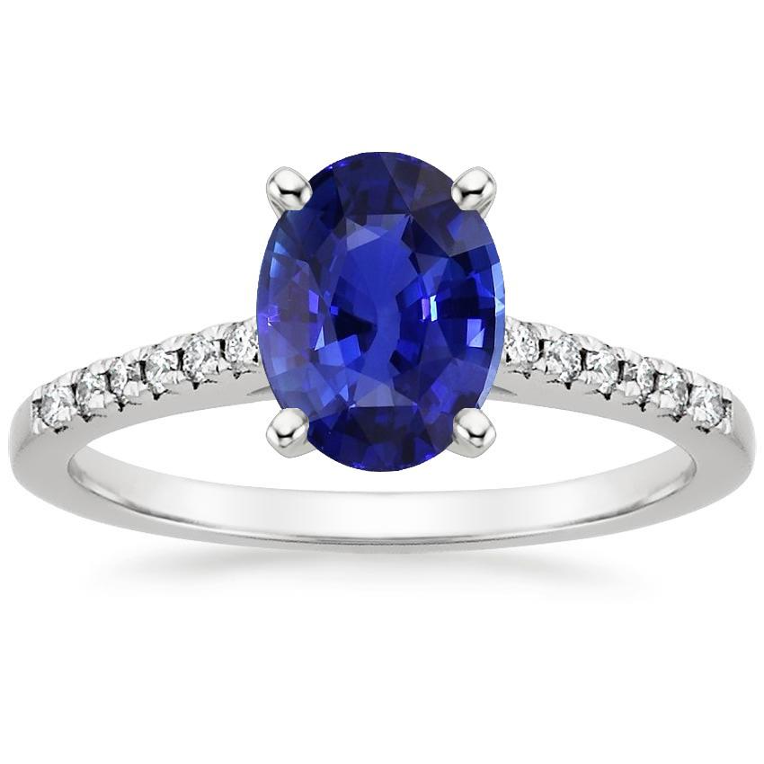 Runder Diamant Pave Set Ring Oval Cut Sri Lanka Saphir 5 Karat - harrychadent.de