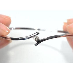 Single Aus der Erde Abgebauter Natürlicher Diamant Armreif 0,75 Karat Damenschmuck Neu