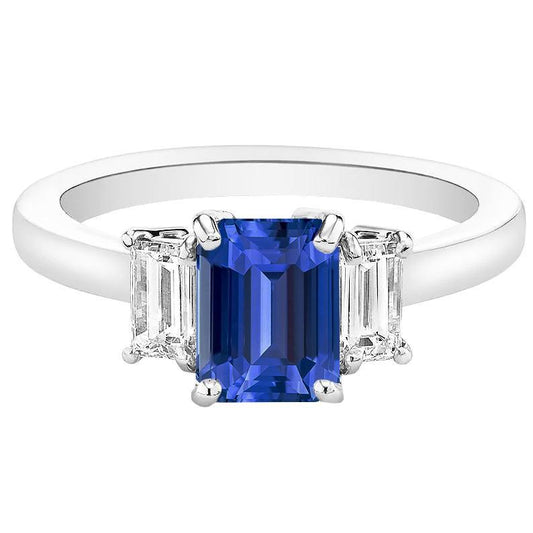 Smaragd Diamant Verlobungsring Ceylon Saphir Korb Set 4 Karat - harrychadent.de