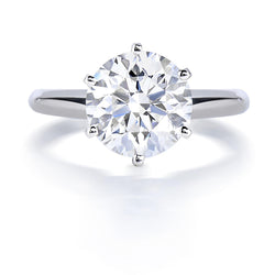 Solitaire 1.50 Karat Damen Aus der Erde Abgebauter Natürlicher Diamant Ehering Weißgold 14K