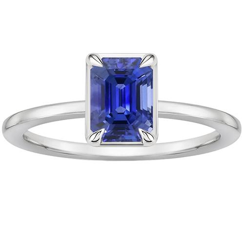 Solitaire Edelstein Ring Krappen Set Smaragd Ceylon Saphir 3 Karat - harrychadent.de